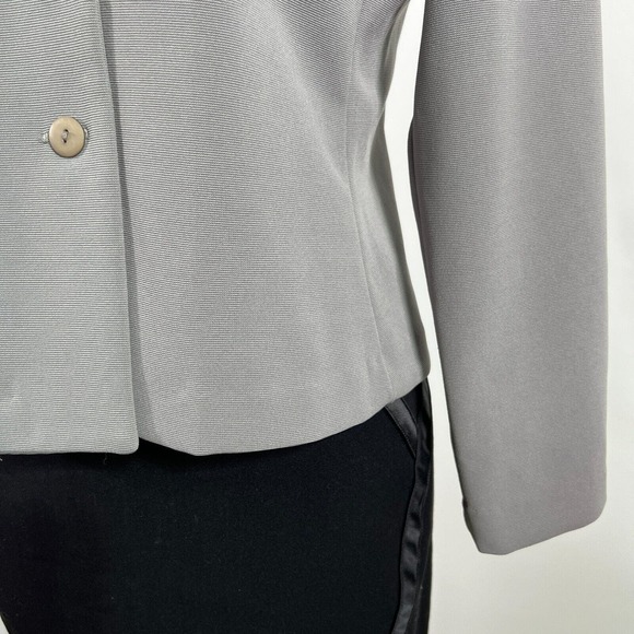 David Paul New York Womens Blazer Jacket Grey Green, Sz M - Picture 6 of 9